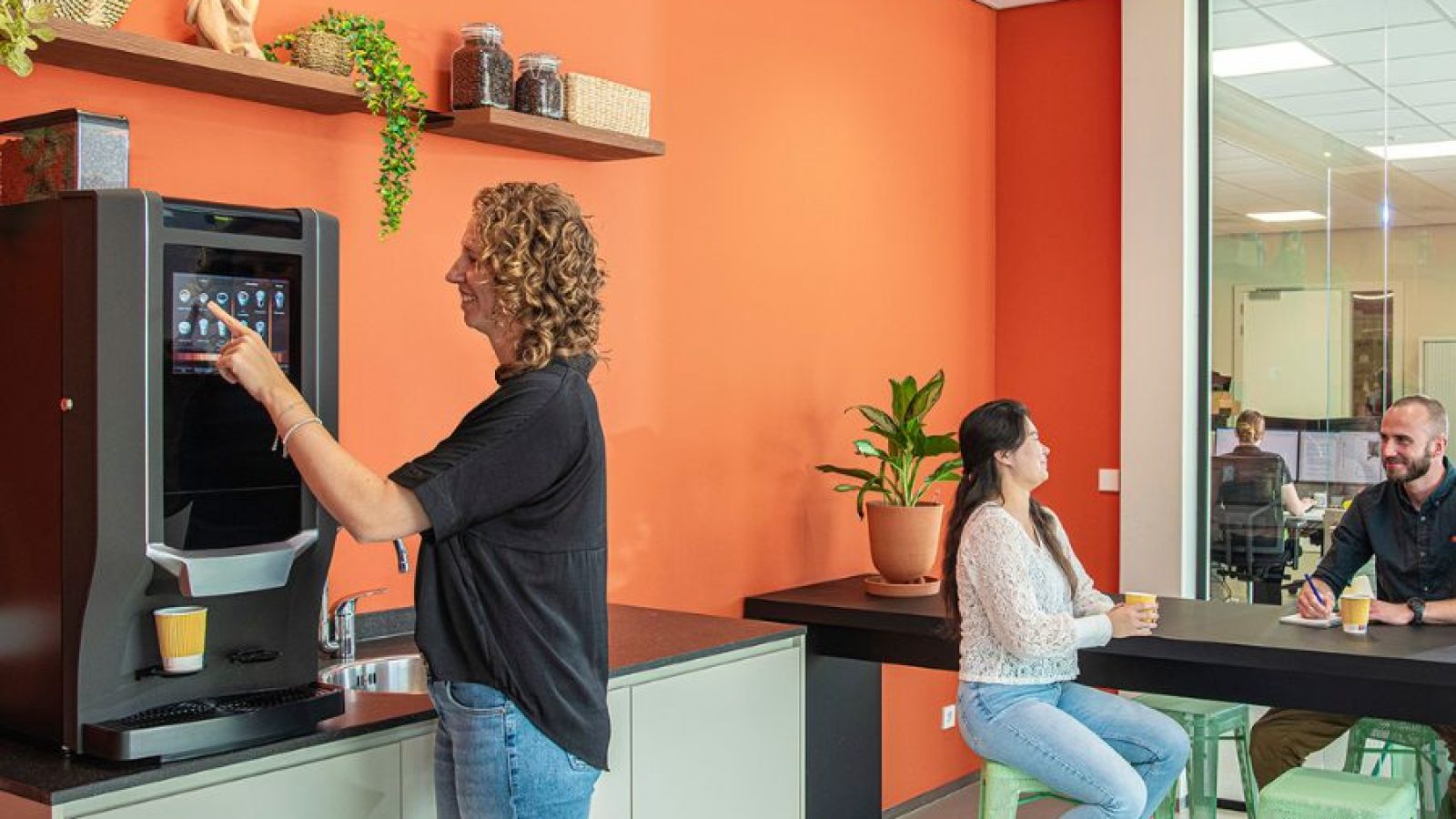 De Jong Zia Kompakt Halvautomatisk Maskin