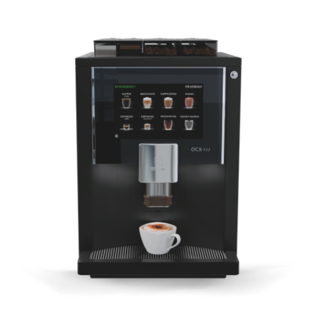 helautomatisk kaffemaskin bedrift