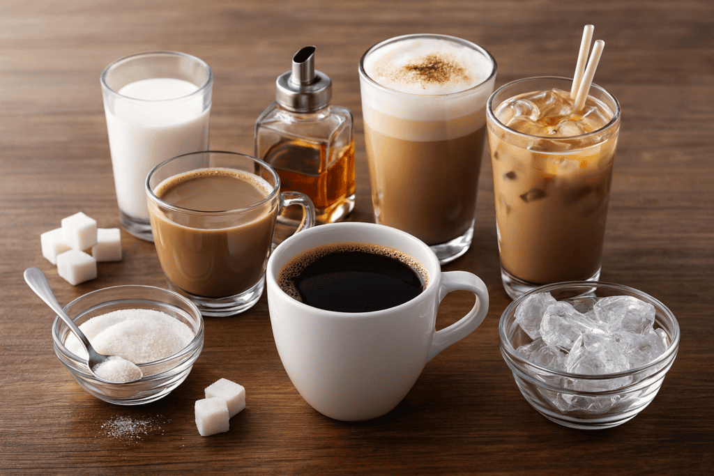 Hvor mange kalorier er det i kaffekoppen din?